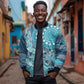 South Africa Whale Festival Personalized Bomber Jacket African Shwe Shwe Pattern - African Pride