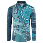 Personalized South Africa Whale Fes Button Sweatshirt African Shwe Shwe Pattern