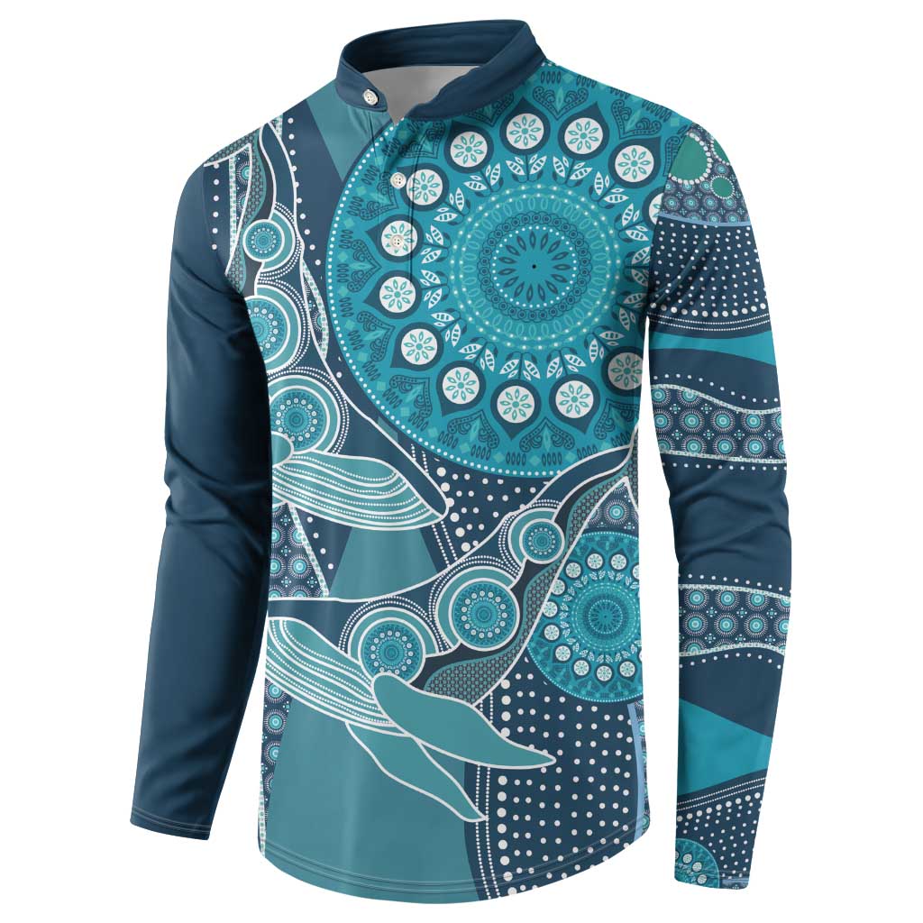 Personalized South Africa Whale Fes Button Sweatshirt African Shwe Shwe Pattern