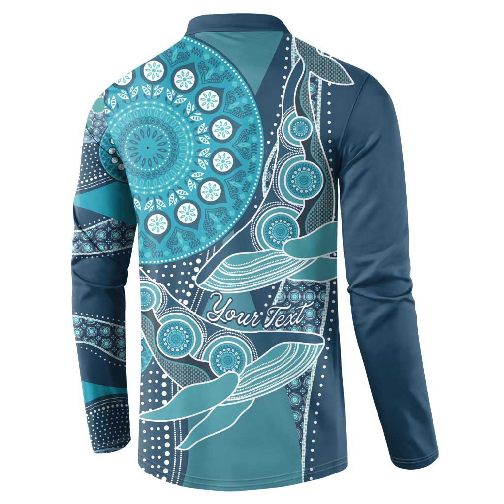 Personalized South Africa Whale Fes Button Sweatshirt African Shwe Shwe Pattern