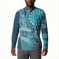 Personalized South Africa Whale Fes Button Sweatshirt African Shwe Shwe Pattern
