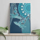 South Africa Whale Festival Canvas Wall Art African Shwe Shwe Pattern - African Pride