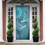 Personalized South Africa Whale Fes Door Cover African Shwe Shwe Pattern