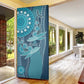 Personalized South Africa Whale Fes Door Cover African Shwe Shwe Pattern