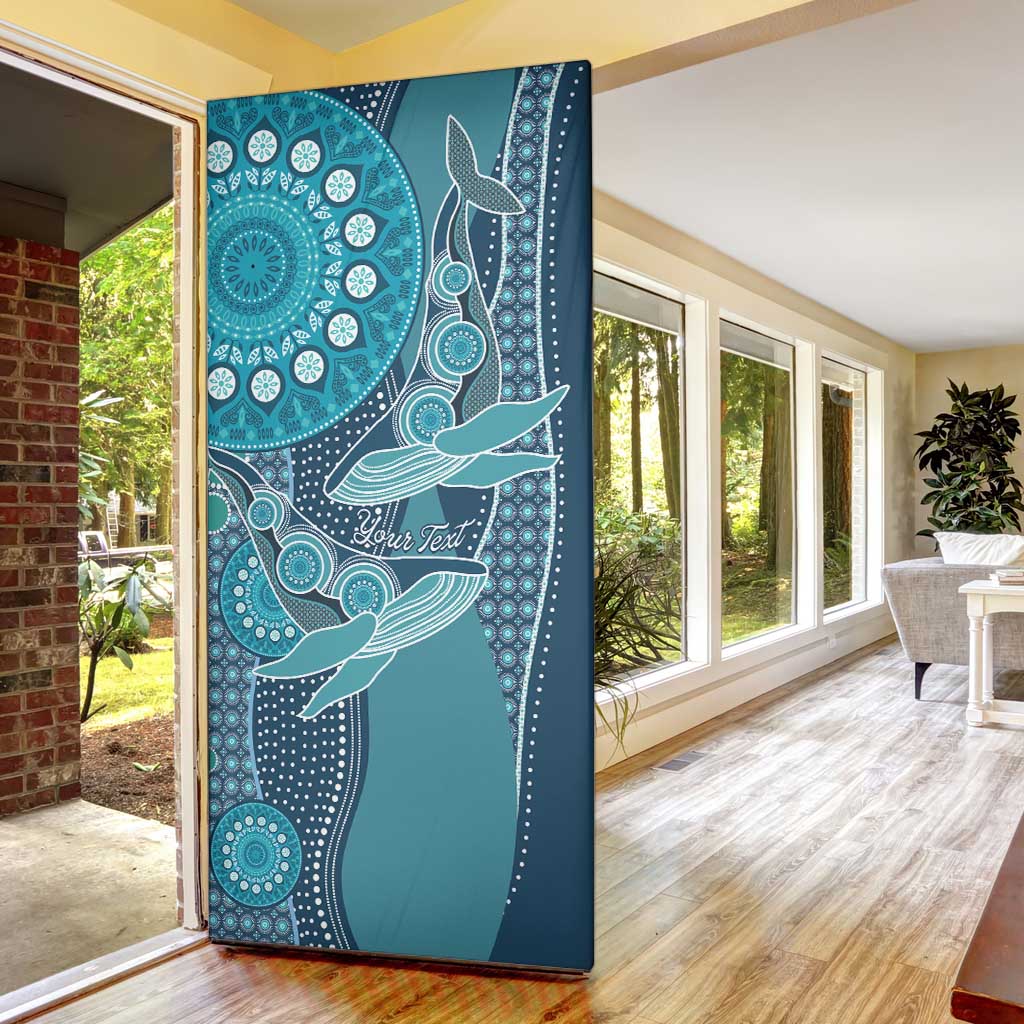 Personalized South Africa Whale Fes Door Cover African Shwe Shwe Pattern