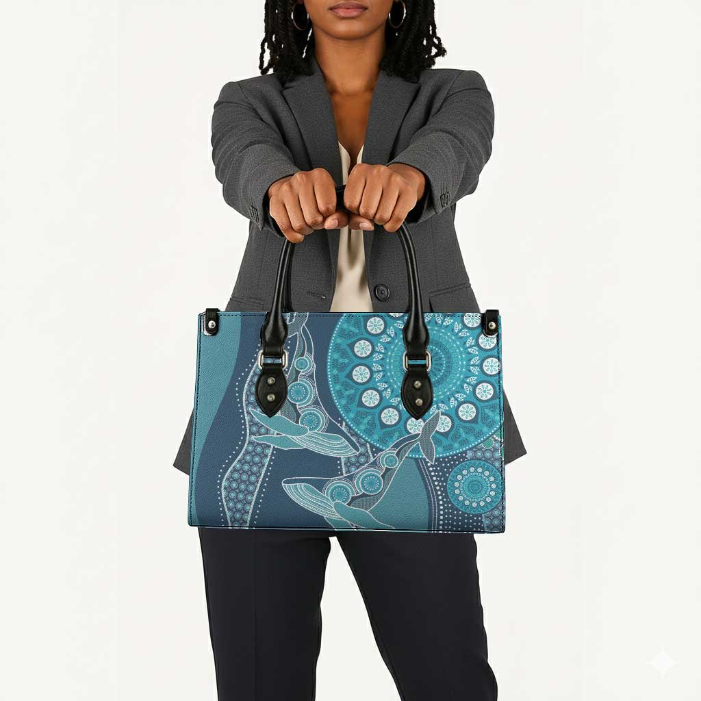 South Africa Whale Fes Leather Bag African Shwe Shwe Pattern