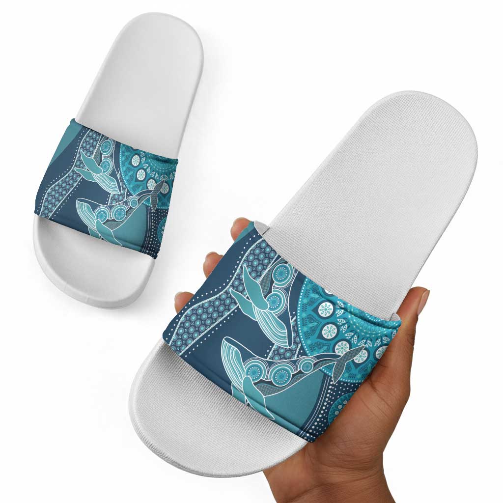 South Africa Whale Fes Slide Sandals African Shwe Shwe Pattern