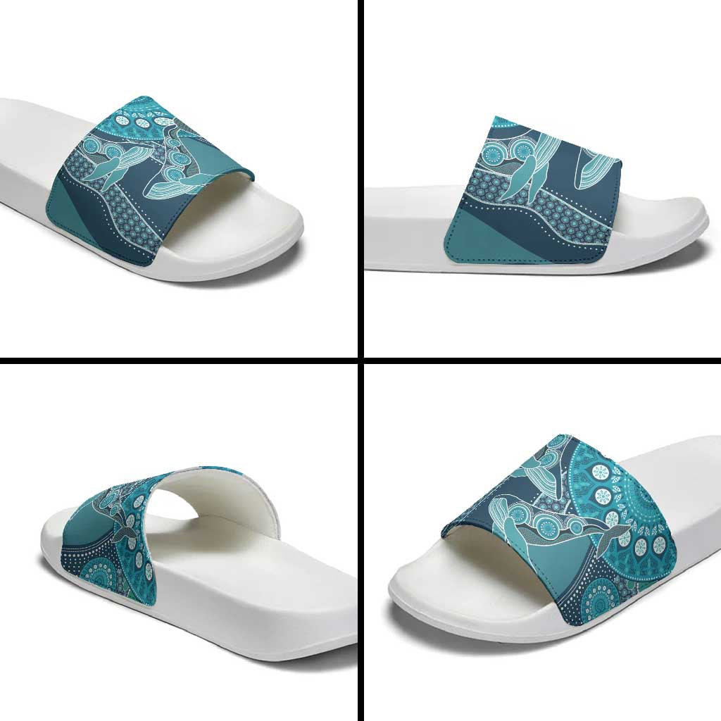 South Africa Whale Fes Slide Sandals African Shwe Shwe Pattern