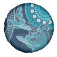 South Africa Whale Festival Spare Tire Cover African Shwe Shwe Pattern - African Pride