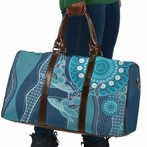 South Africa Whale Fes Travel Bag African Shwe Shwe Pattern