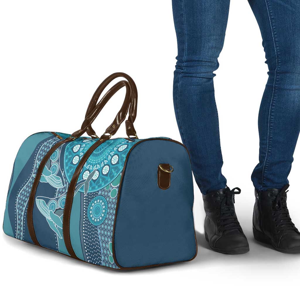 South Africa Whale Fes Travel Bag African Shwe Shwe Pattern