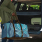 South Africa Whale Fes Travel Bag African Shwe Shwe Pattern