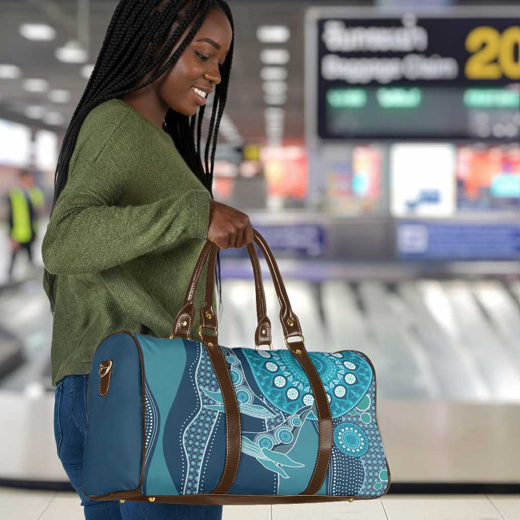 South Africa Whale Fes Travel Bag African Shwe Shwe Pattern