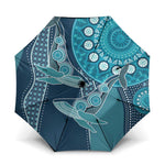 South Africa Whale Fes Umbrella African Shwe Shwe Pattern