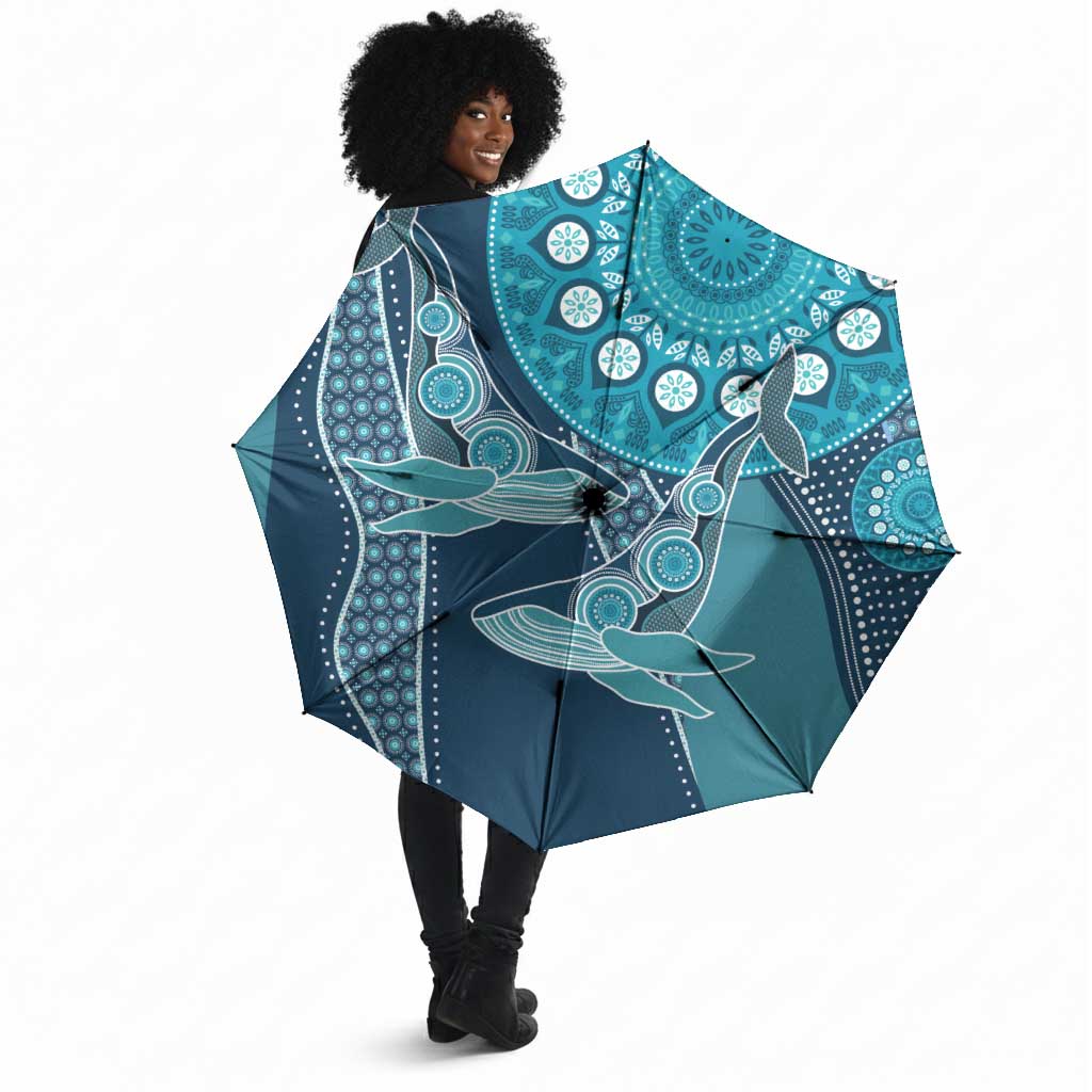 South Africa Whale Fes Umbrella African Shwe Shwe Pattern
