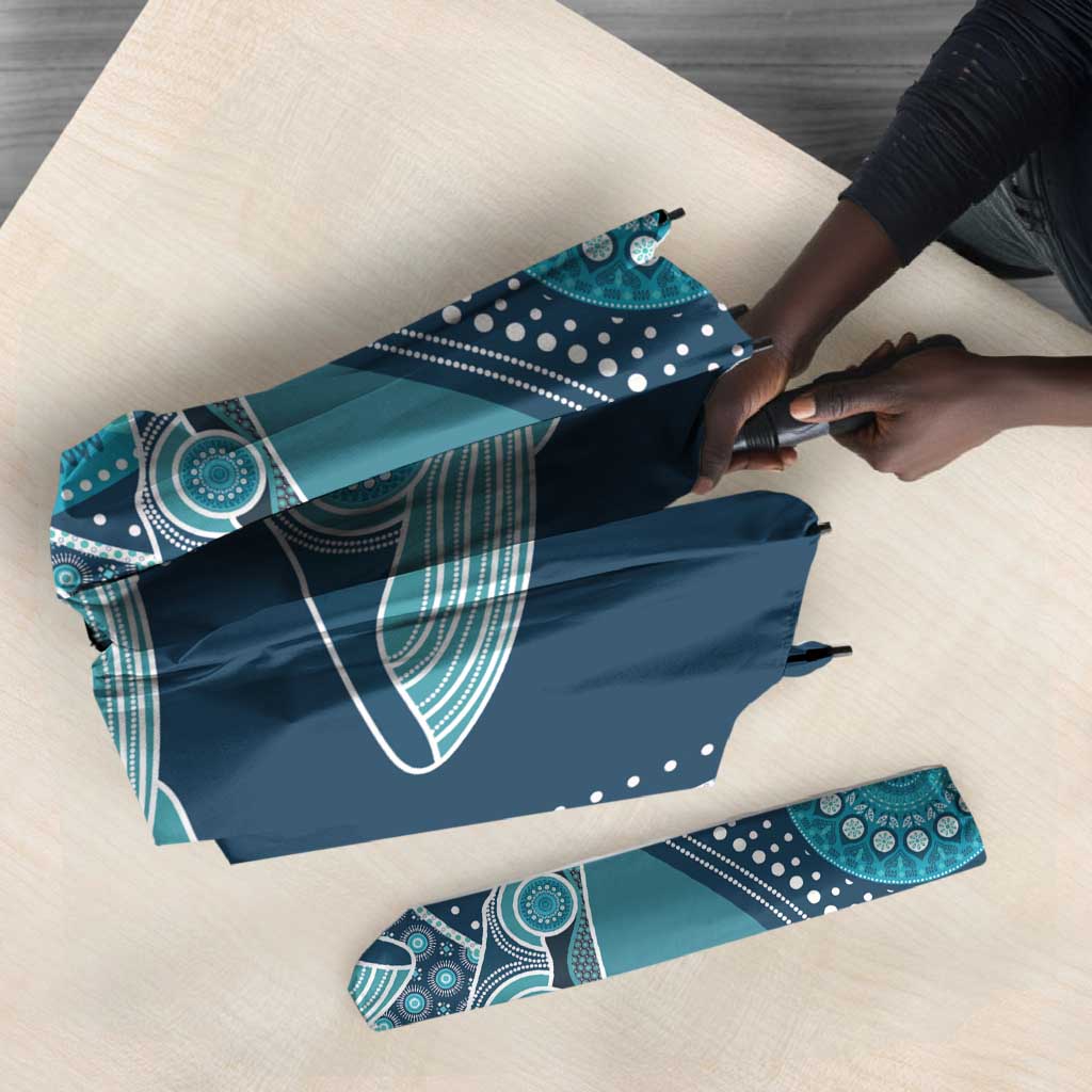 South Africa Whale Fes Umbrella African Shwe Shwe Pattern