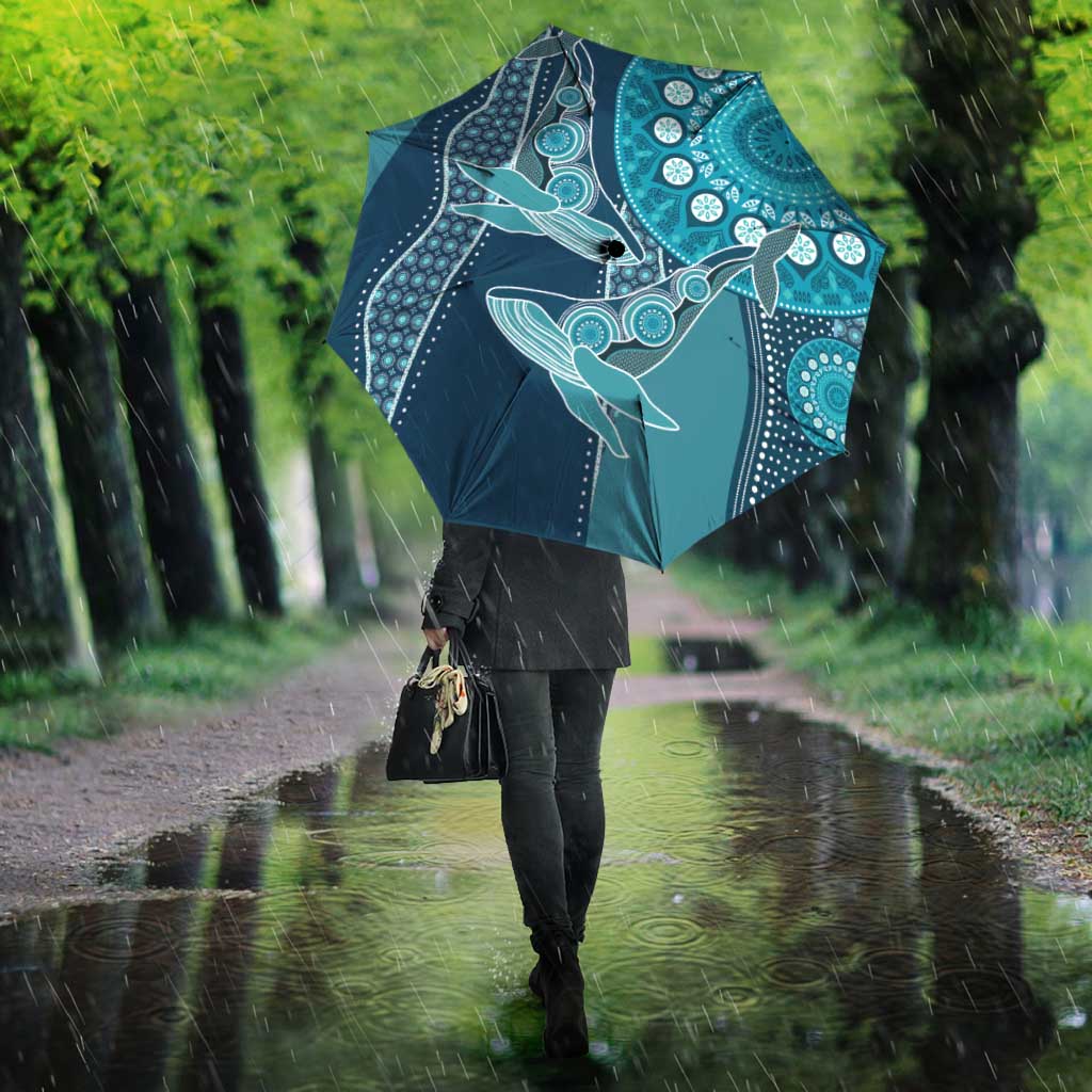 South Africa Whale Fes Umbrella African Shwe Shwe Pattern
