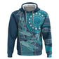 South Africa Whale Festival Personalized Zip Hoodie African Shwe Shwe Pattern - African Pride