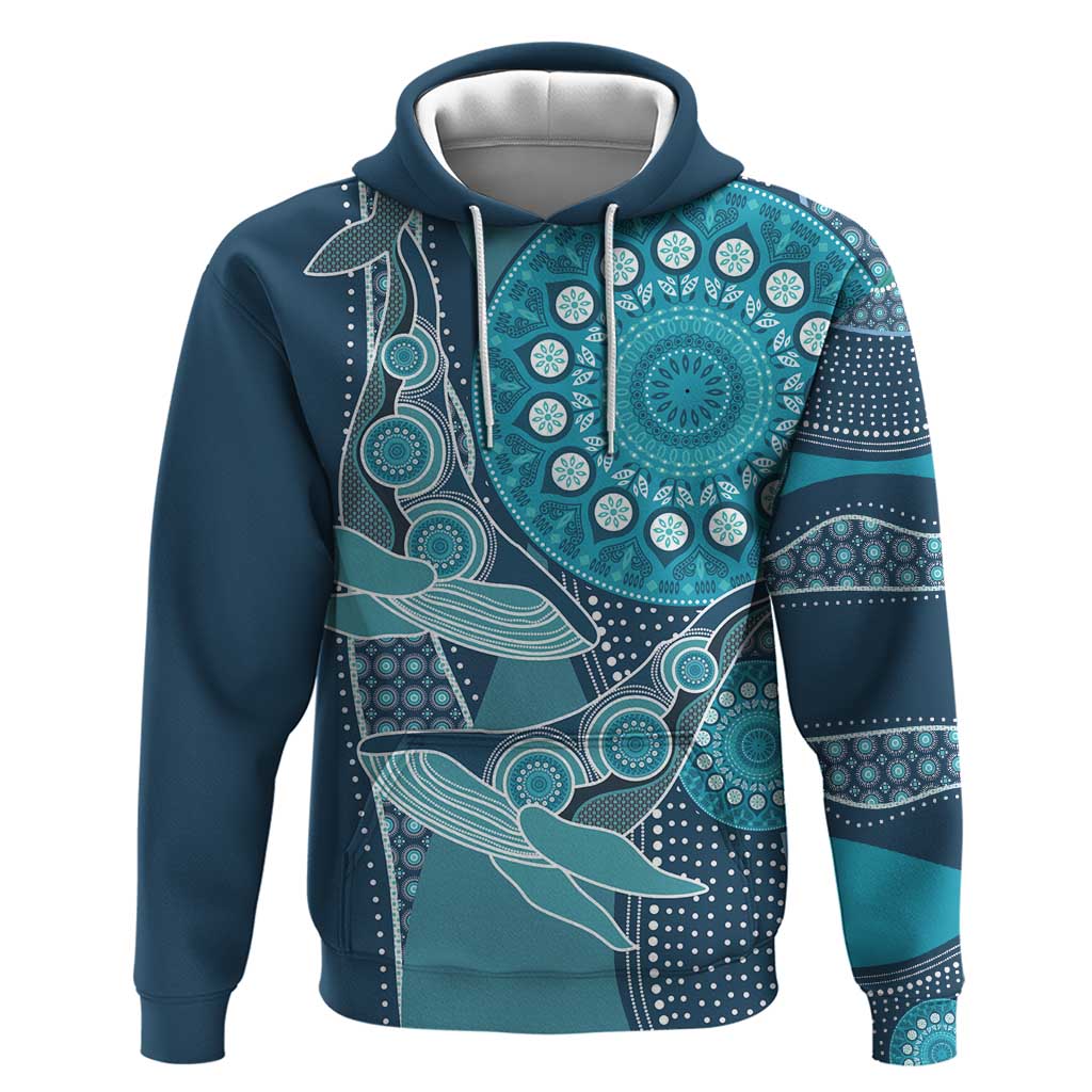 South Africa Whale Festival Personalized Zip Hoodie African Shwe Shwe Pattern - African Pride