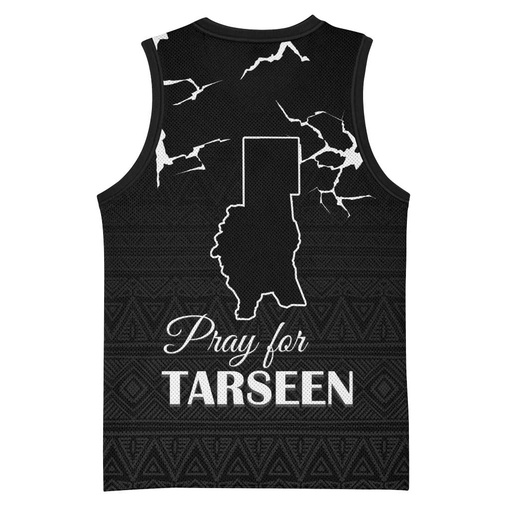 Pray for Tarseen Basketball Jersey Sudan Darfur Be Strong LT15