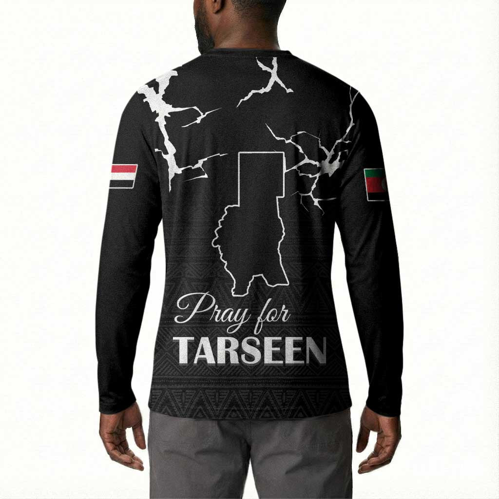 Darfur Sudan Strong Button Sweatshirt Pray for Tarseen