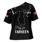 Darfur Sudan Strong Cross Shoulder Shirt Pray for Tarseen