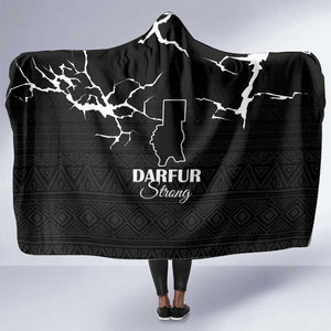 Pray for Tarseen Hooded Blanket Sudan Darfur Be Strong - African Pride