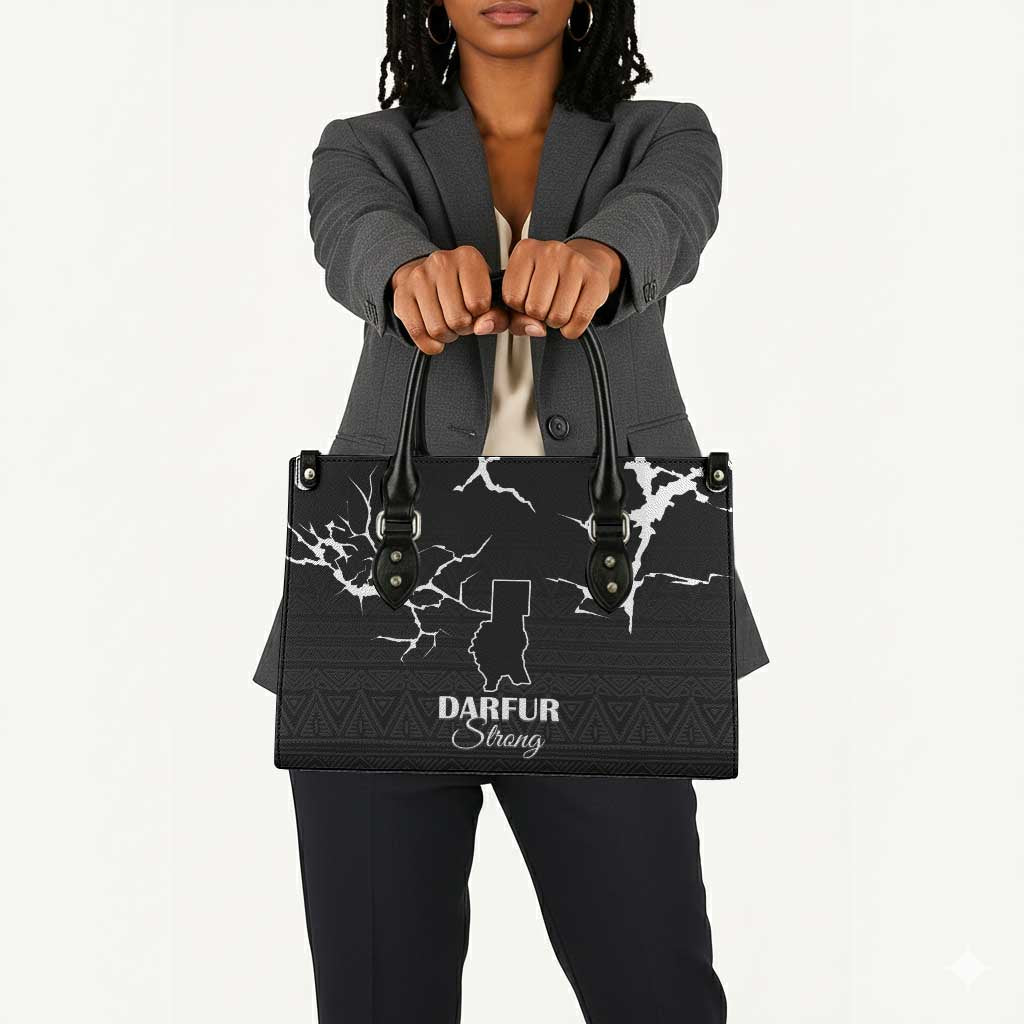 Darfur Sudan Strong Leather Bag Pray for Tarseen