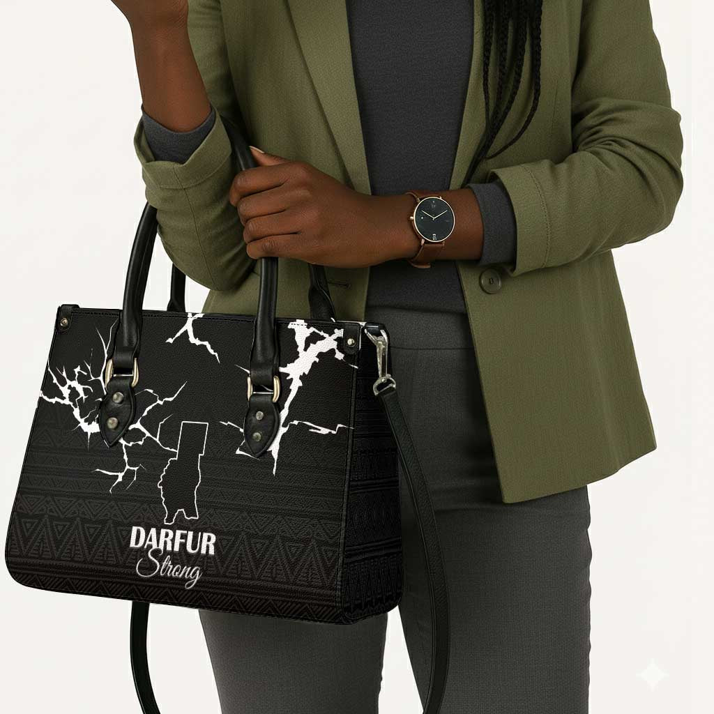 Darfur Sudan Strong Leather Bag Pray for Tarseen