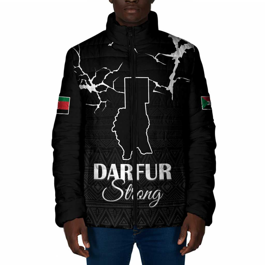Darfur Sudan Strong Padded Jacket Pray for Tarseen