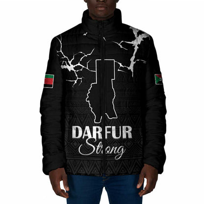 Darfur Sudan Strong Padded Jacket Pray for Tarseen