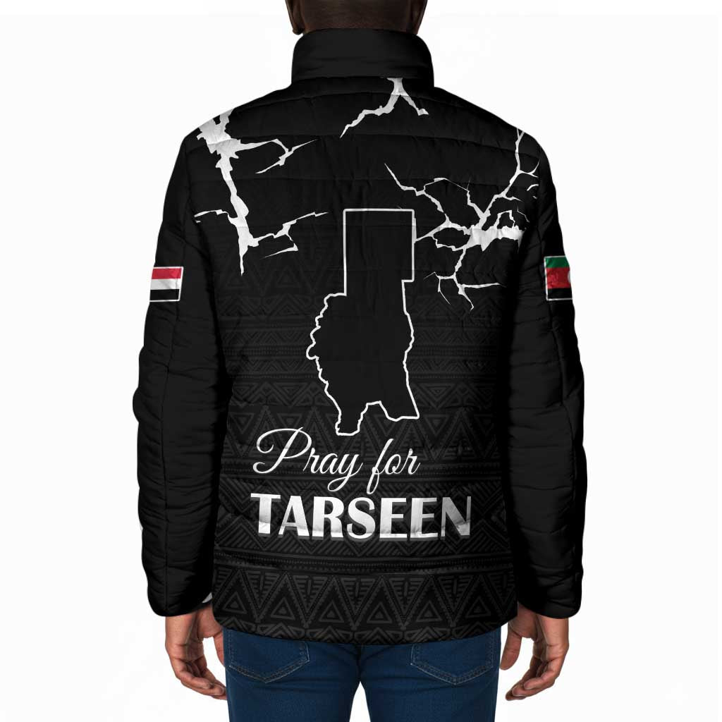Darfur Sudan Strong Padded Jacket Pray for Tarseen