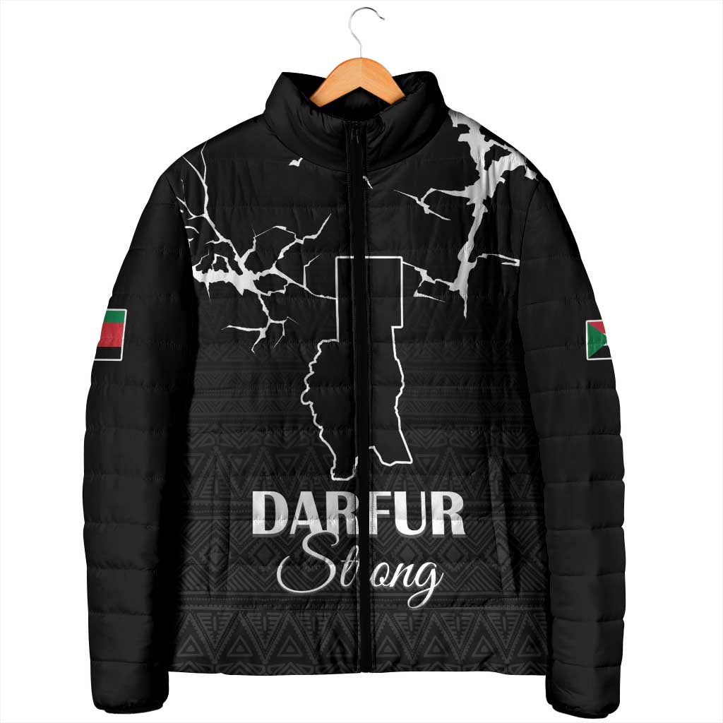 Darfur Sudan Strong Padded Jacket Pray for Tarseen