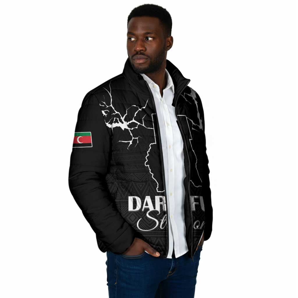 Darfur Sudan Strong Padded Jacket Pray for Tarseen