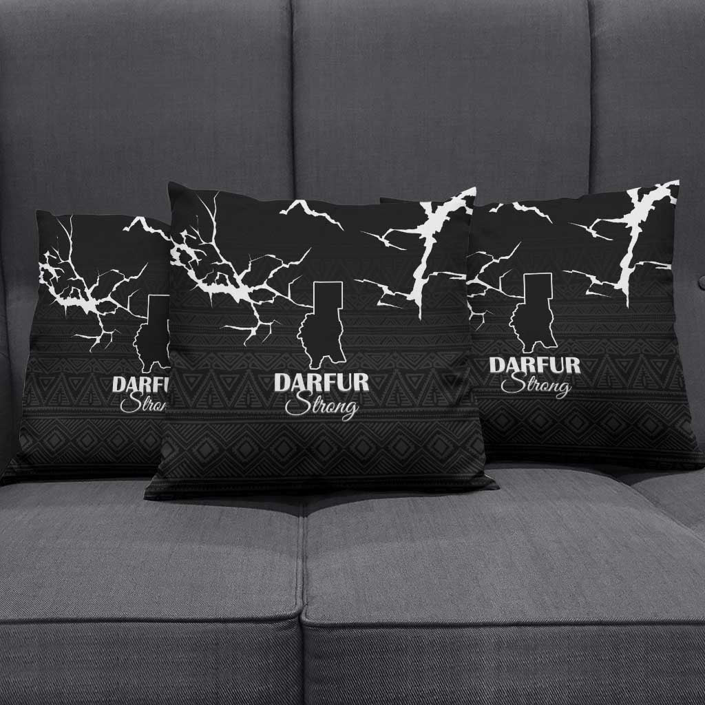 Darfur Sudan Strong Pillow Cover Pray for Tarseen