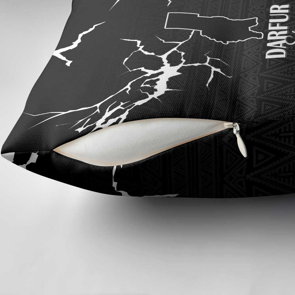 Darfur Sudan Strong Pillow Cover Pray for Tarseen