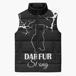 Darfur Sudan Strong Sleeveless Puffer Jacket Pray for Tarseen