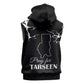 Pray for Tarseen Sleeveless Zip Hoodie Sudan Darfur Be Strong - African Pride