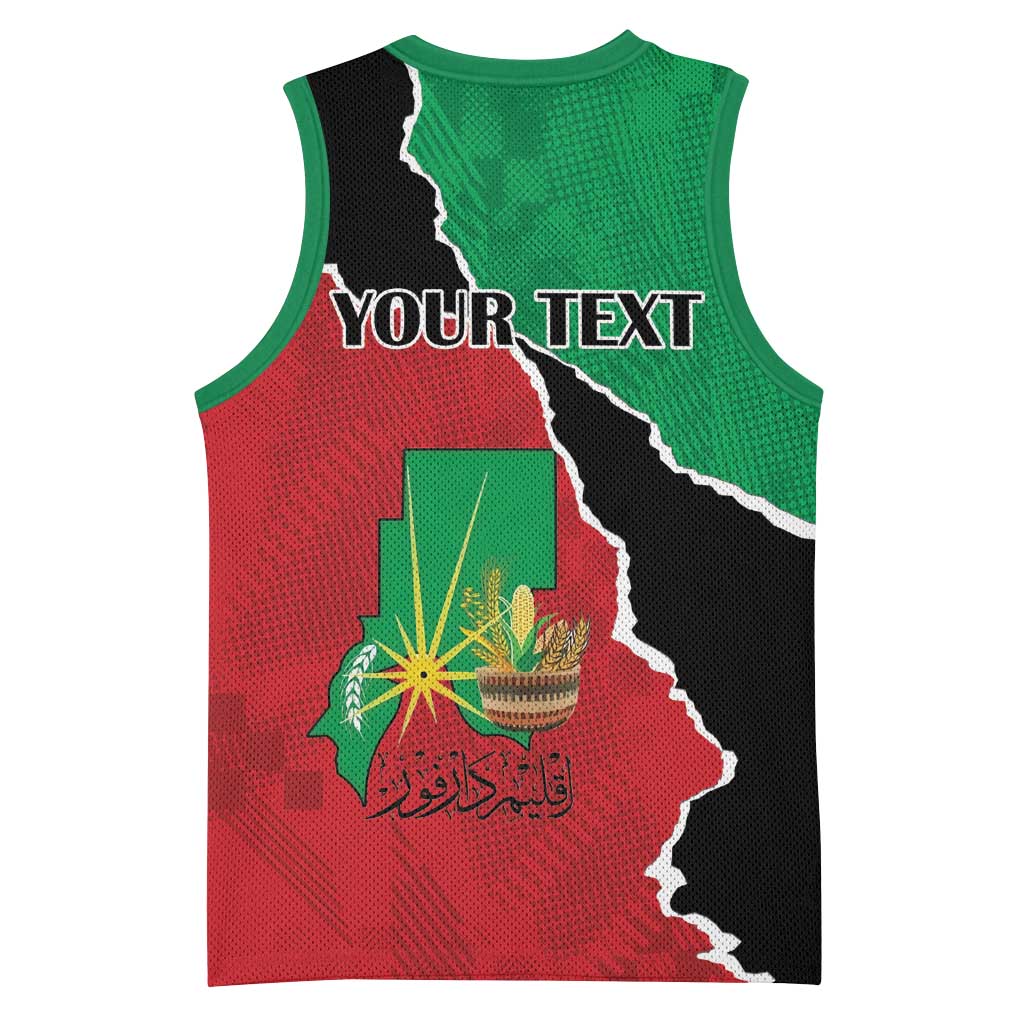 Darfur Sudan Personalized Basketball Jersey Be Strong LT15