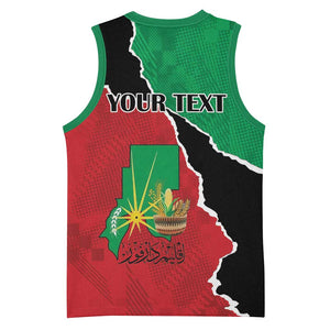 Darfur Sudan Personalized Basketball Jersey Be Strong LT15