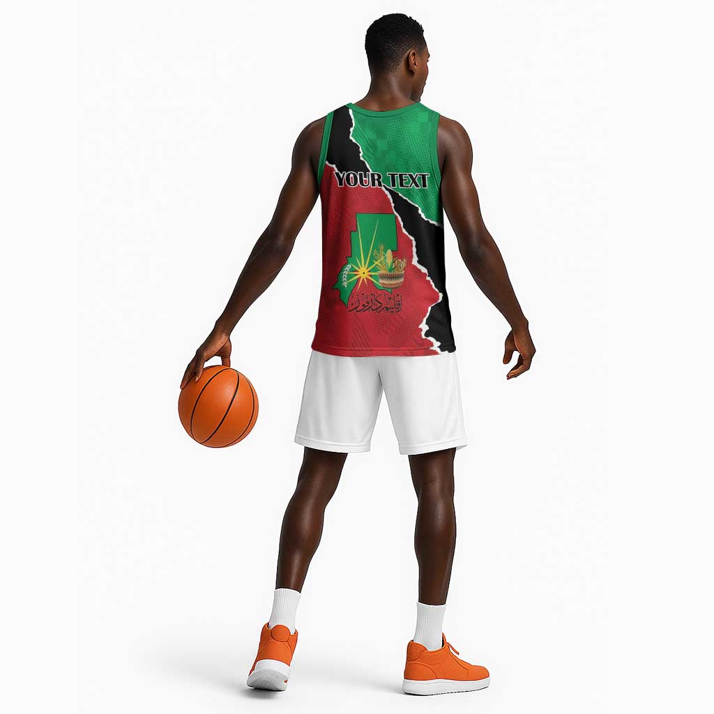Darfur Sudan Personalized Basketball Jersey Be Strong LT15
