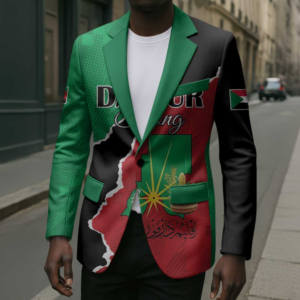 Personalized Sudan Blazer Darfur Be Strong