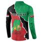 Personalized Sudan Button Sweatshirt Darfur Be Strong
