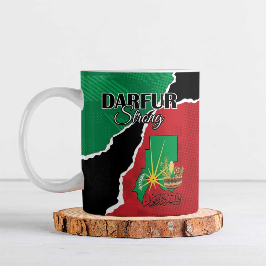 Personalized Sudan Ceramic Mug Darfur Be Strong