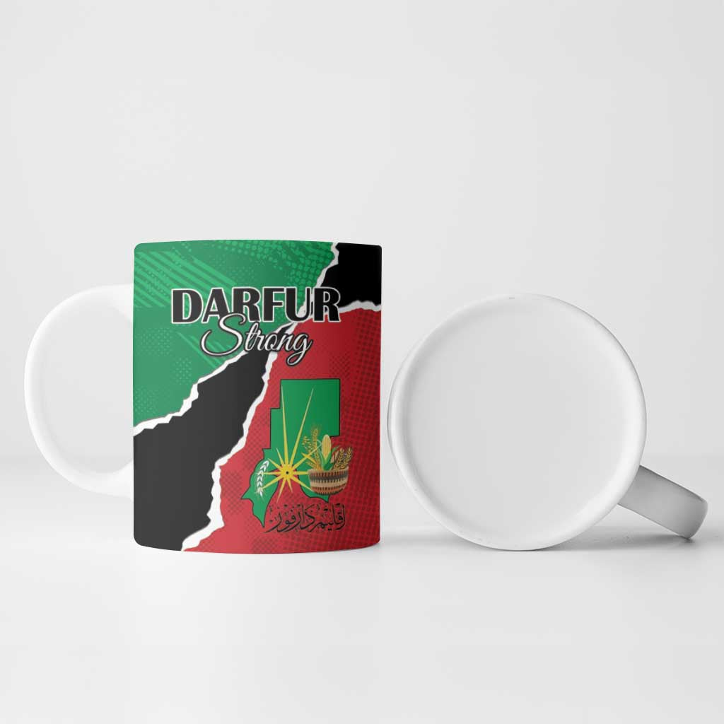 Personalized Sudan Ceramic Mug Darfur Be Strong
