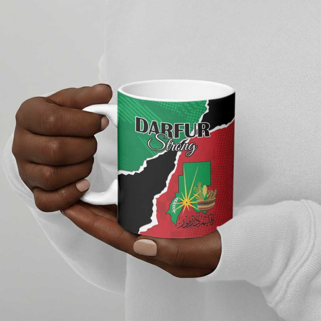 Personalized Sudan Ceramic Mug Darfur Be Strong