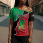 Personalized Sudan Cross Shoulder Shirt Darfur Be Strong