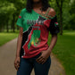 Personalized Sudan Cross Shoulder Shirt Darfur Be Strong
