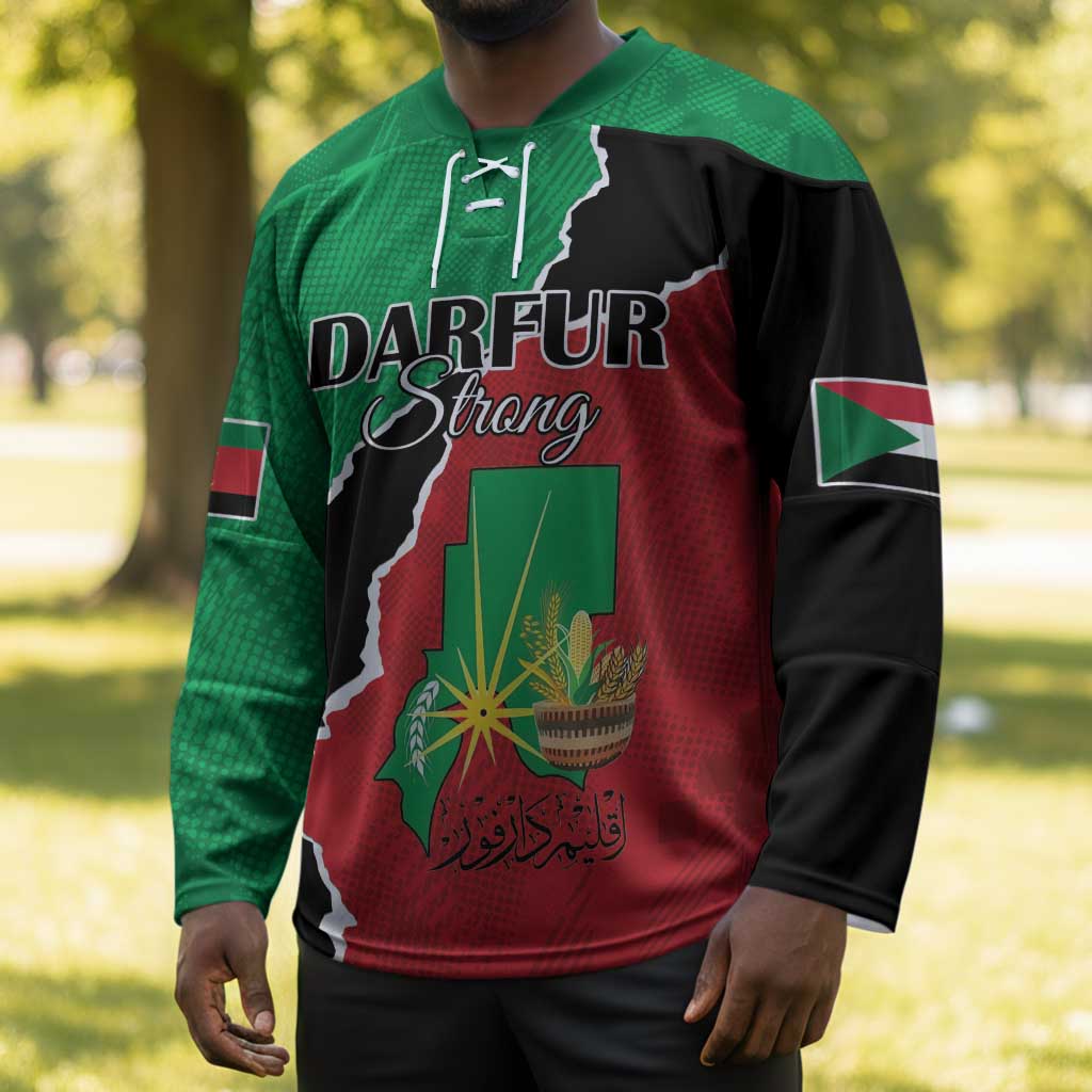Personalized Sudan Hockey Jersey Darfur Be Strong