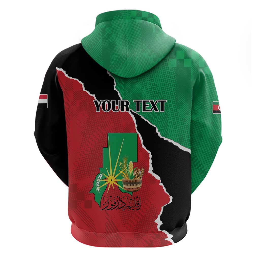 Darfur Sudan Personalized Hoodie Be Strong - African Pride